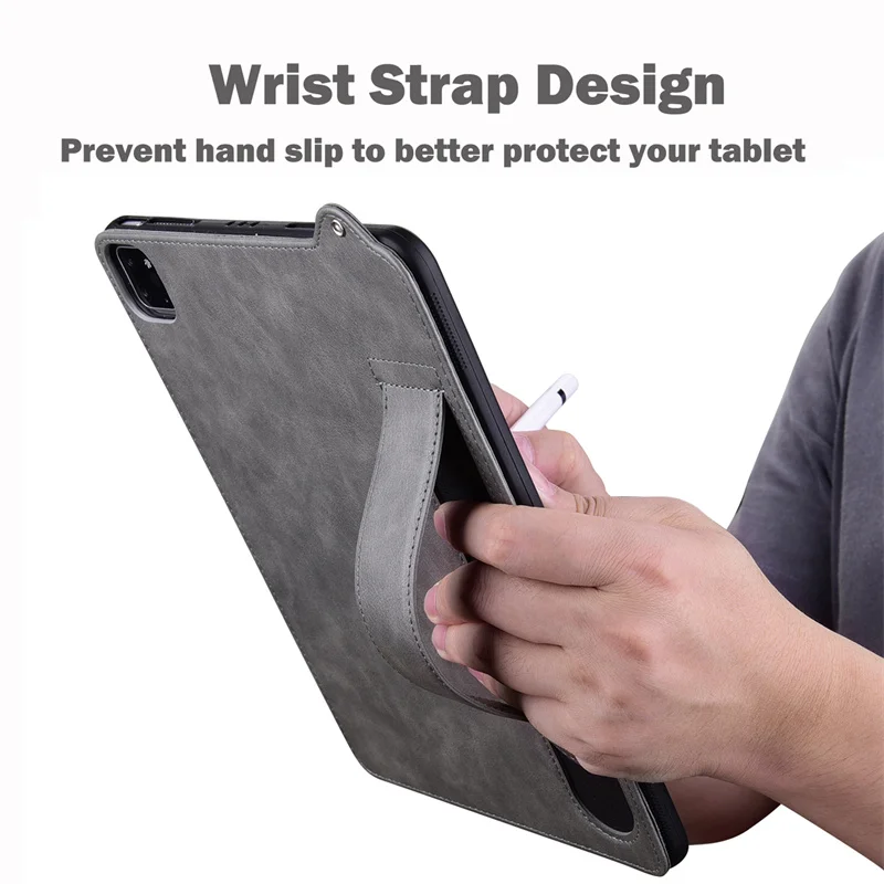 Premium PU Leather Tablet Case with Soft TPU Back & Stand