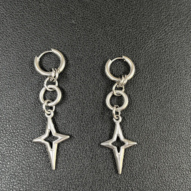 Boucles d'oreilles Punk Grunge Rock à rivets, chaîne, Cool, mode géométrique, goutte d'eau, gothique, breloque esthétique, bijoux, accessoires Hip Hop