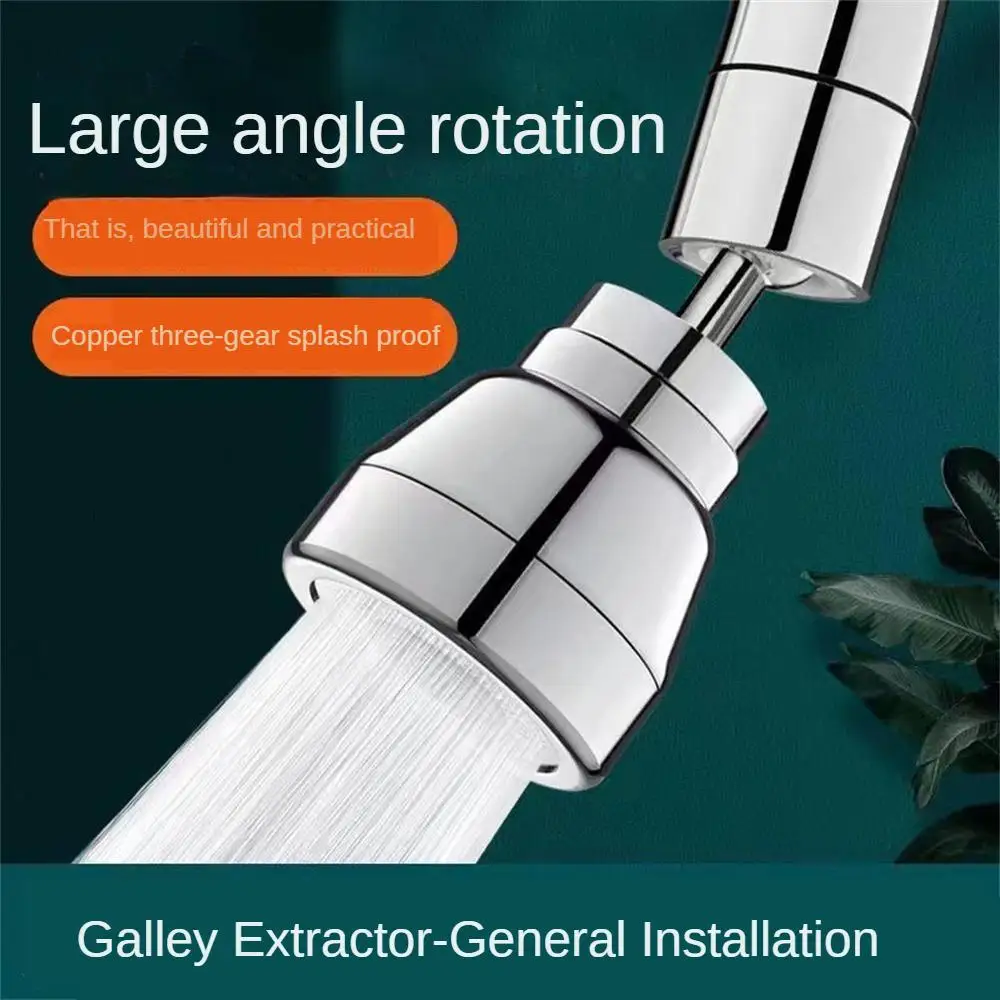 Description Picture 2 of item360° Rotating Kitchen Faucet Aerator Bubbler 3 Modes Bathroom Anti-splash Tap Filter Nozzle Sink Washbasin Tap Extender Adapter