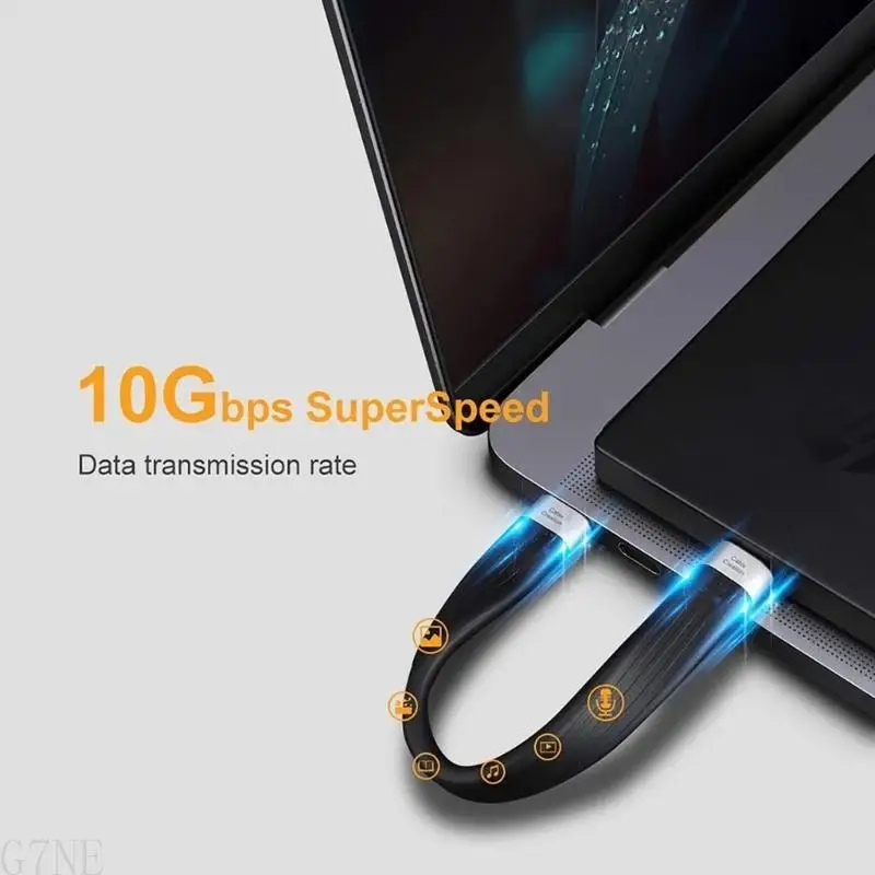 G7NE Typ C zum Typ-C/USB Eine Datenübertragungslinie 480 s Übertragungsgeschwindigkeitsladungskabel – Detail 10