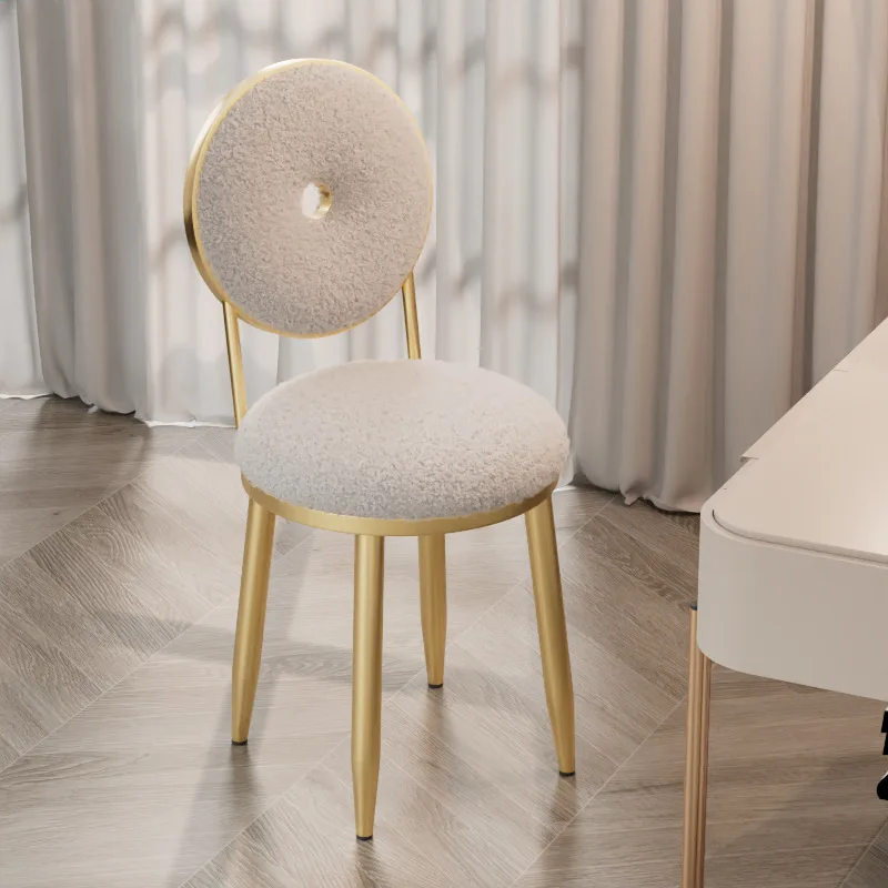 

Gold Nordic Kitchen Chairs Accent White Relax Luxury Designer Dining Room Chairs Modern Sedie Da Pranzo Kitchen Furniture MQ50CY