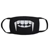1PCS Black Bilayer Cotton Heart Anime Mouth Mask Anti Haze Dust Washable Reusable  Dustproof Mouth-muffle Winter Warm Mask 6