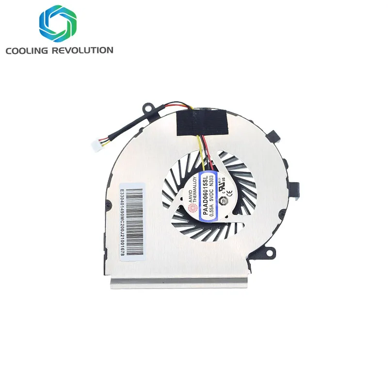 Ventilador de Refrigeração do Processador Central do Portátil Pinos Paad06015sl N303 5vdc 0.55a Msi Ge72 Ge62 Pe60 Pe70 Gl62 Gl72