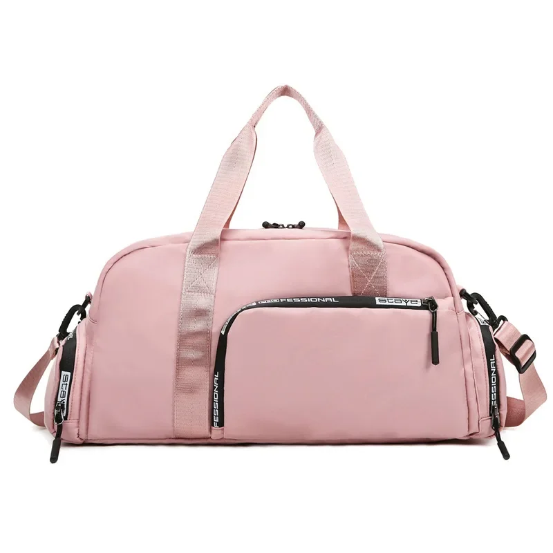 

Fitness Bag with Wet Dry Separation Women's Nylon Waterproof Luggage Bag Large Capacity Swimming Bag Men's Travel Bag Yoga Bag
