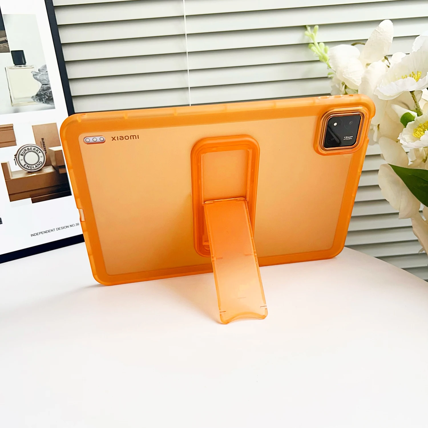 Crystal Clear Transparent Kickstand Stand Case
