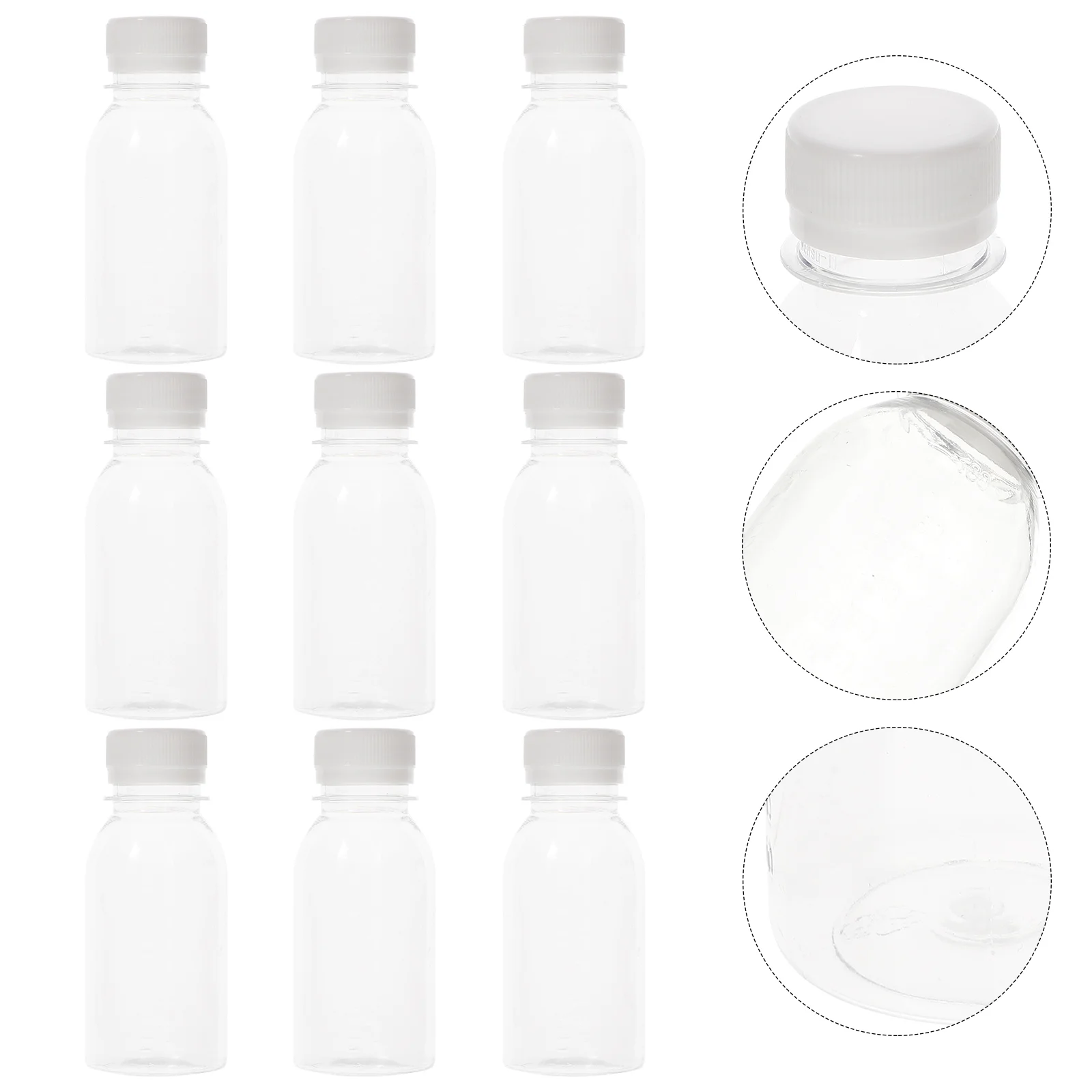 

Beverage Bottles Portable Juice Bottles Drinking Empty Bottles Transparent Juice Bottles Clear Bottles For Outdoor (100ml)