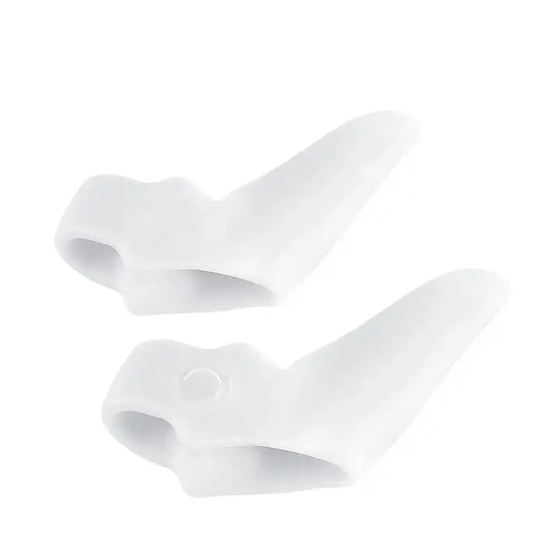 2Pcs Toe Separators Silicone Toe Separator Bunion Corrector Hallux Valgus Bursitis Thumb Foot Care Protector Fingers Spreader