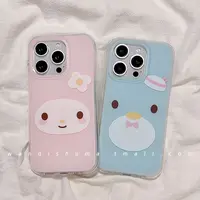 Korean ins cartoon pink melody dot Case iPhone