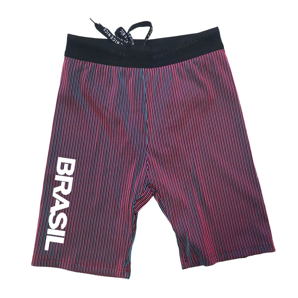 Brazil Running Sportswear Men's Sports Lycra Running Tights Trousers Leggings Pants Gym Fitness Shorts Male Marathon