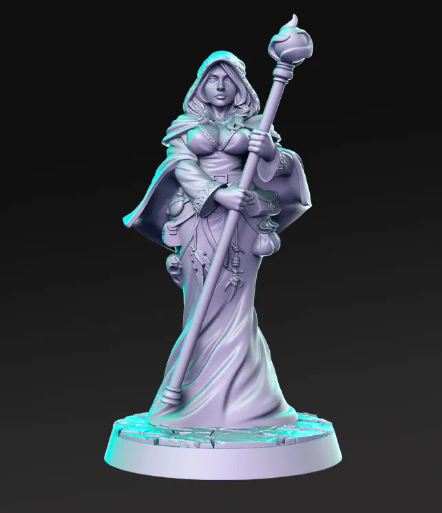1:32 Resin Figure Witch Model Kit Unpainted 