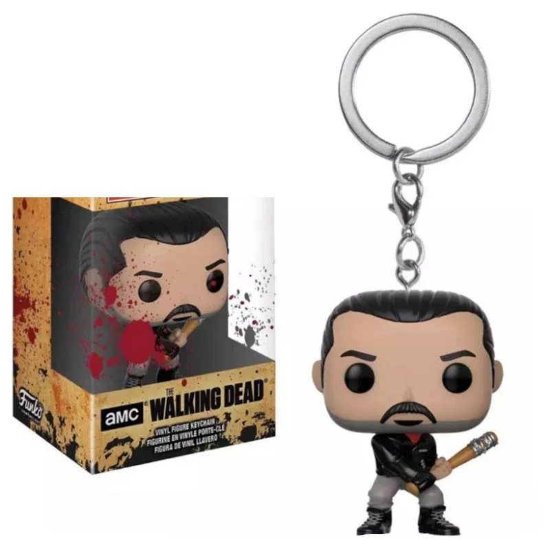 thumbnail image 4 of FUNKO POP Walking Dead Daryl Dixon Rick Grimes AMC Pocket Pop Llavero Figura de acción Juguetes para niños Regalo de Navidad, 4 of 5