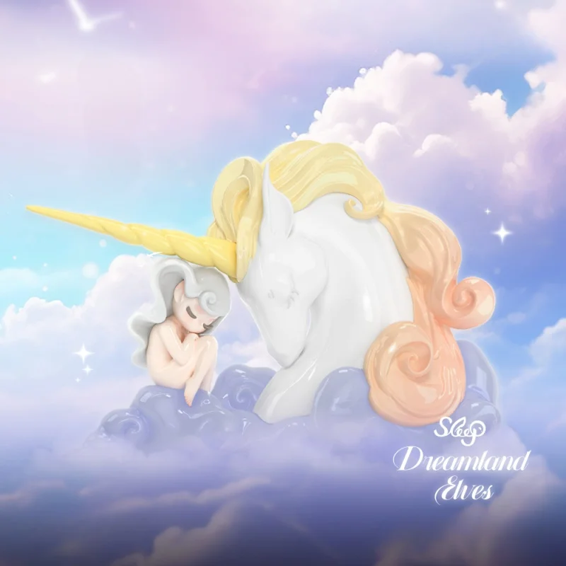 수면 드림 랜드 엘프 시리즈 블라인드 박스 미스터리 박스 귀여운 그림 소장 장난감 데스크탑 장식 생일 파티 선물