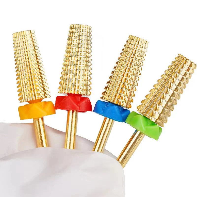 Description Picture 3 of item5 in 1 Tungsten Carbide Nail Drill Bits Milling Cutter For Manicuring Electric Nail Drill Machine Efficient Nail File Remove Gel