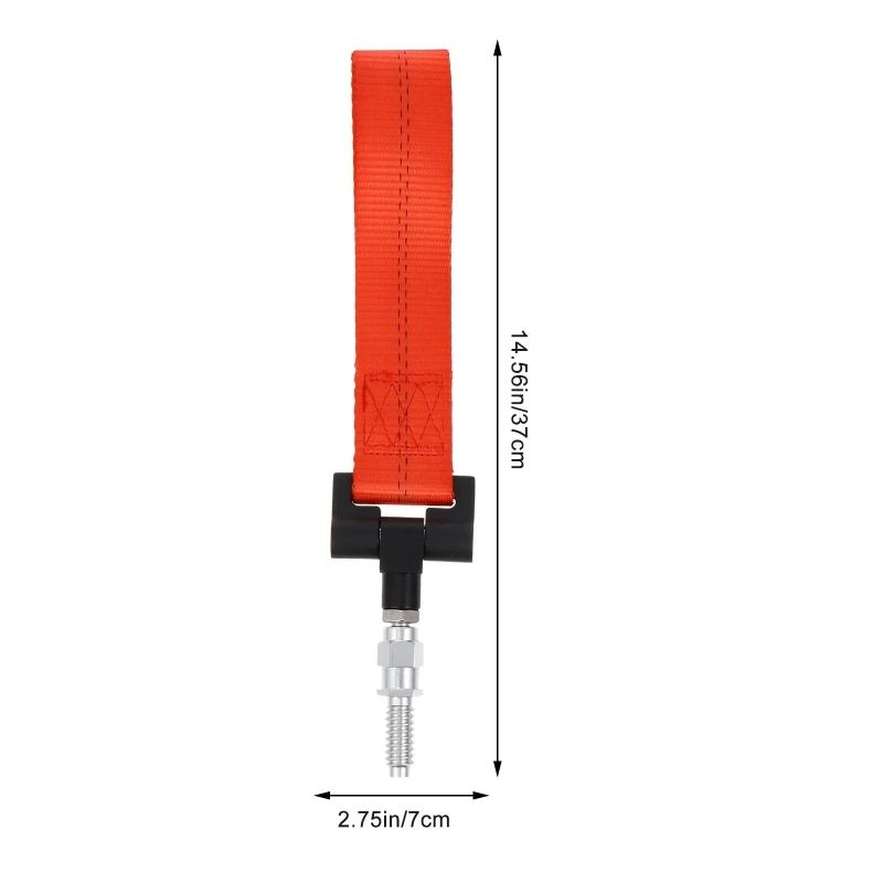 Crochet de remorquage de course, crochet de remorque de voiture, corde de ceinture européenne pour BMW E46 E30 E32 E36 E90 E91, accessoires de réglage de dérive de voiture — vue détaillée