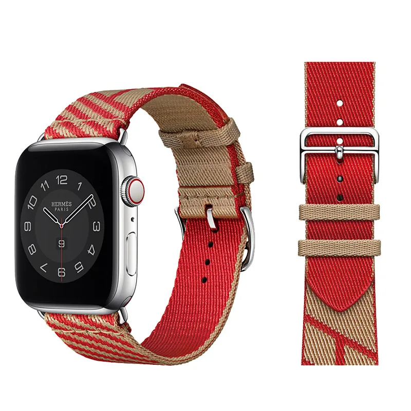 Springen Einzelnen Tour Strap Für Apple Uhr Band 44mm 40mm 45mm 