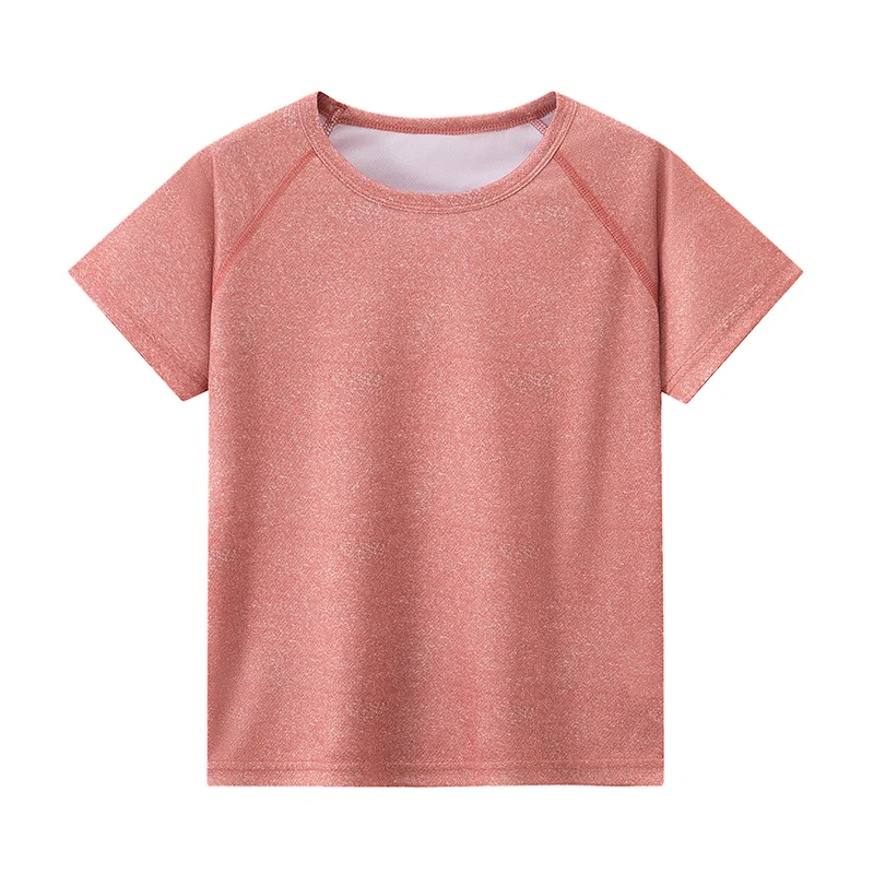 1/4/5 Piece Set For Children To Teenagers Multi Size Casual Sports Short Sleeved 120-170 Comfortable T-shirt For Boys And Girls 5