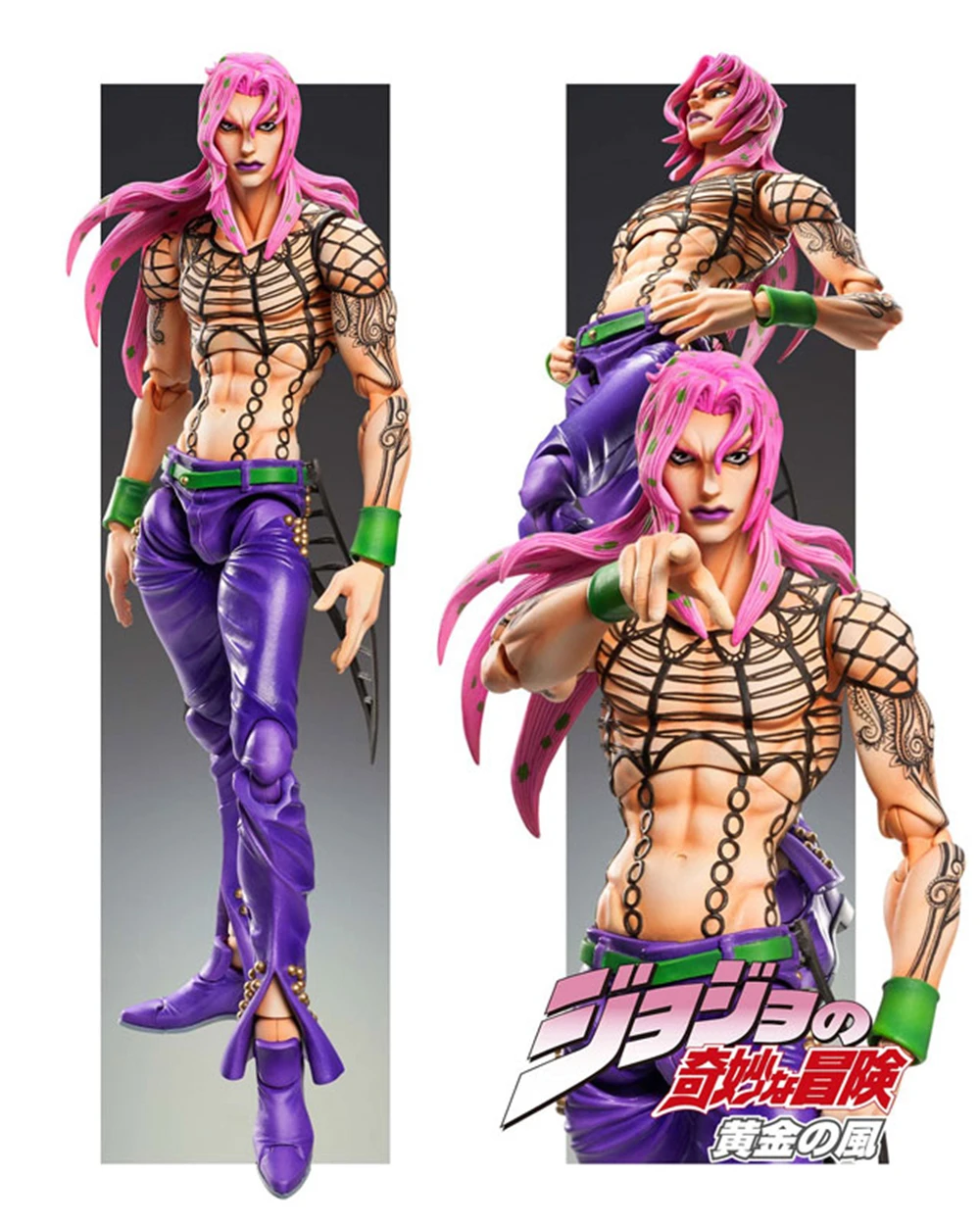 

Anime Super Action Statue - JoJo's Bizarre Adventure Part.V 63. Diavolo PVC Action Figure Game Statue Model Kids Toys Doll Gifts