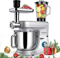 Electric Kitchen Mixer with Beater, Whisk, Dough Hook, Meat Grinder 1