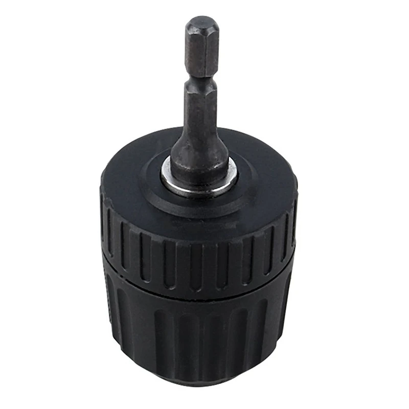 

Keyless Drill Chuck Converter 3/8 Inch 24UNF + 1/4 Inch Hex Shank SDS Adaptor 0.8-10mm