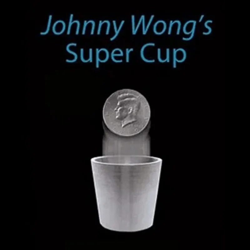 

Super Cup (Half Dollar) by Johnny Wong Gimmick Close up Magic Tricks Illusions Magician Coin Magia Fun Perfect Twice Penetration