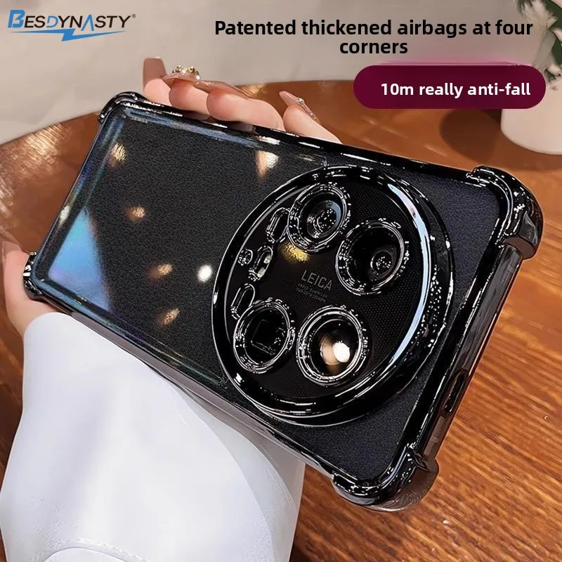 Electroplating Transparent Shockproof Case with Built-in Lens Film