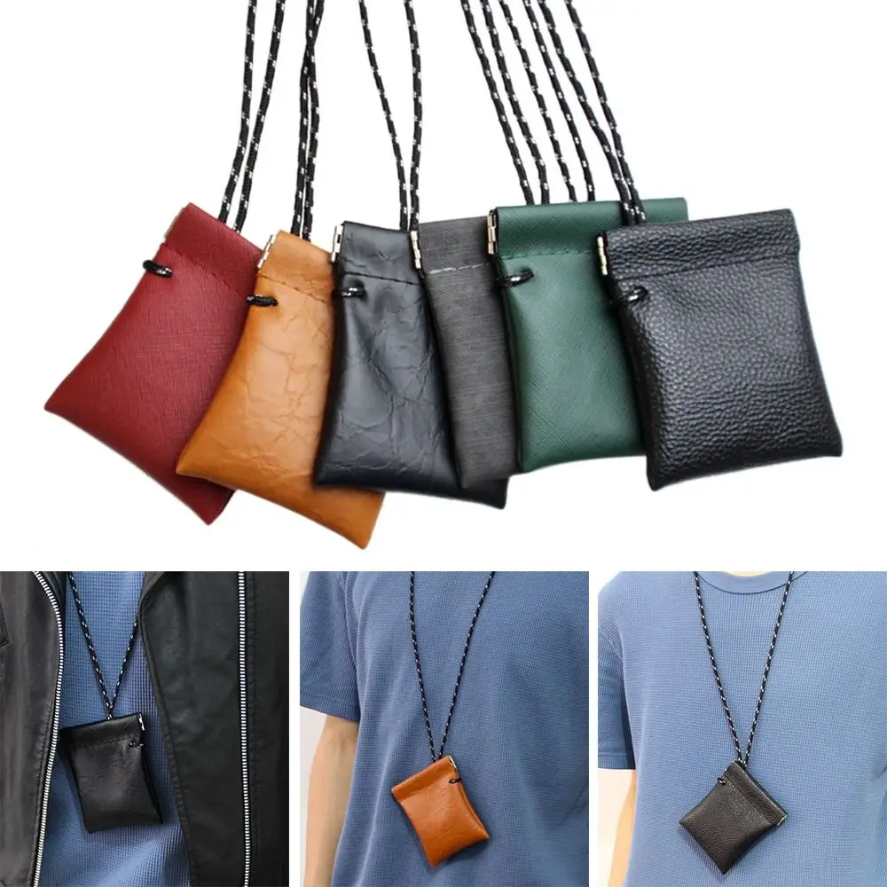 

Portable Headphone Bag Data Line Organizers Halter Neck Key Case Key Organizer Small Storage Wallet Mini Coin Purse