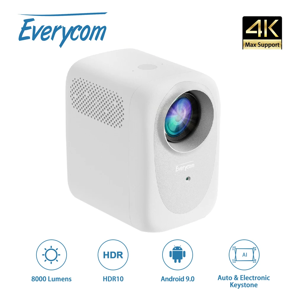 R11 Support 4K 1920x1080p Full HD Projector Android 5G 1080P