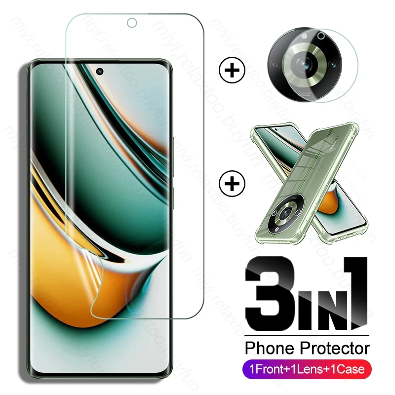 3In1 Soft Hydrogel Film Screen Protector For Realme 11 Pro Plus 5G