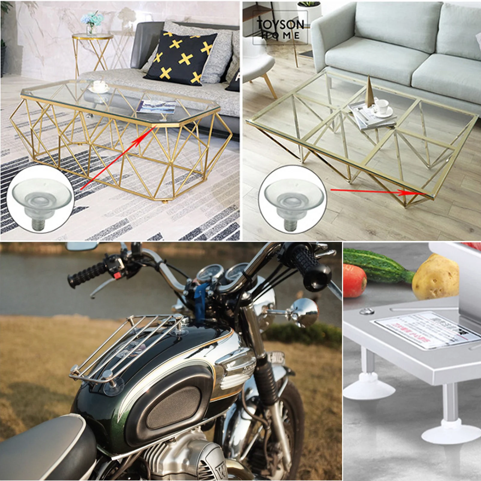 4-10PCS-Storage-Suction-Cup-Fixture-Suction-Cup-Kitchen-Wall-mounted-Furniture-M4-Thread-With-Knurled.jpg 4/10 db Tárolószívó Csésze Szerelvényszívó Konyhai Falra Szerelt Bútorok M4 Szál Duzzadt Dióval 40Mm-Es Szívócsésze #W0 - Image 3