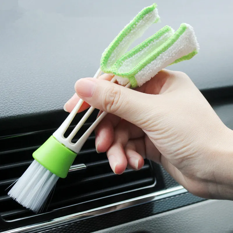 

Universal Car Air Conditioning Outlet Cleaning Brush Remover Dusting Blinds Keyboard Auto Interior Accesories