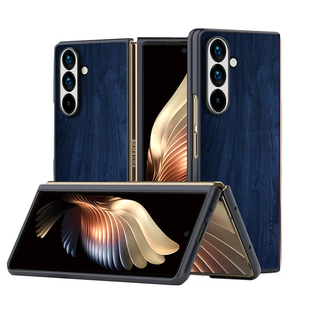 Bamboo Wood Pattern Leather Cover