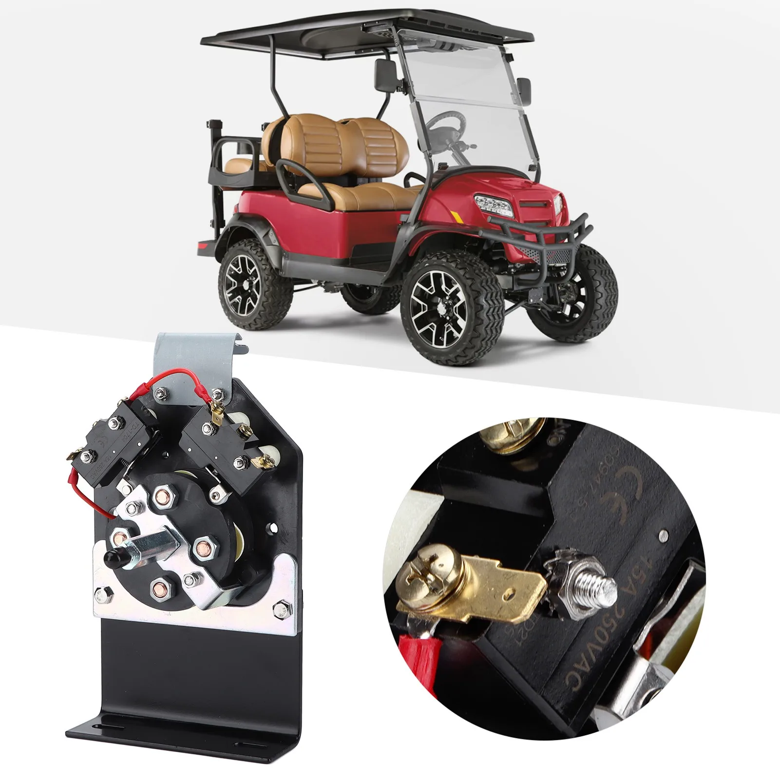 73036G01 EZGO TXT 전기 카트에 적합한 정방향 역방향 스위치 어셈블리 AC250V
