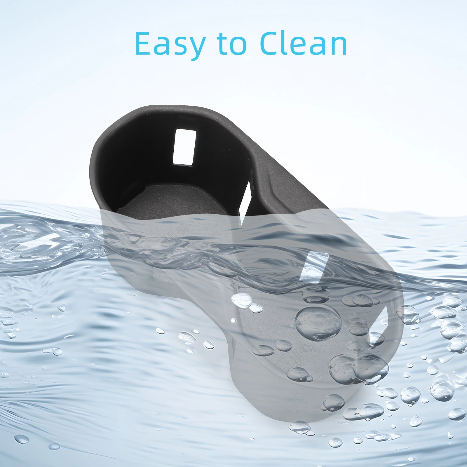 BYD Song Plus 2023-2025 중앙 제어 워터 컵 홀더 자동 인테리어 액세서리 TPE 자동차 음료 홀더 보관함