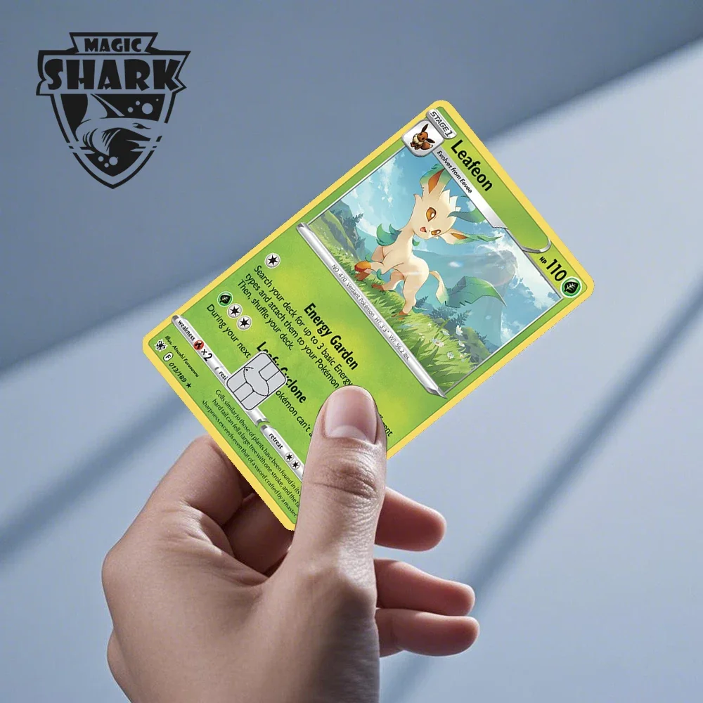 2026 New Charizard Blastoise Bulbasaur Eevee Metwo Sticker Film Skin Cover for Credit Debit Card
