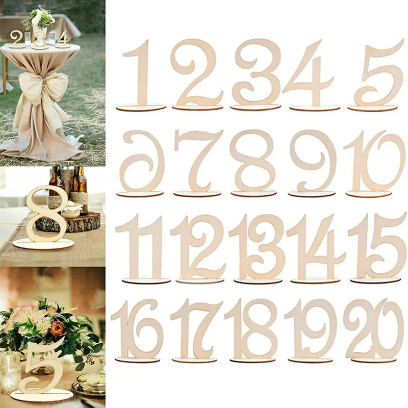 Table Numbers Hexagon Wedding Table Numbers