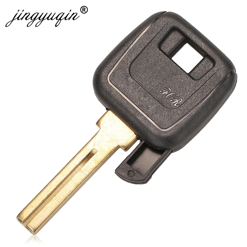 ECSiNG 2 Custodie Portachiavi Auto Per Volvo A 3 Pulsanti – Guscio Di Ricambio In ABS, Senza Lamina, Compatibile Con 850, S60, V70 - 2