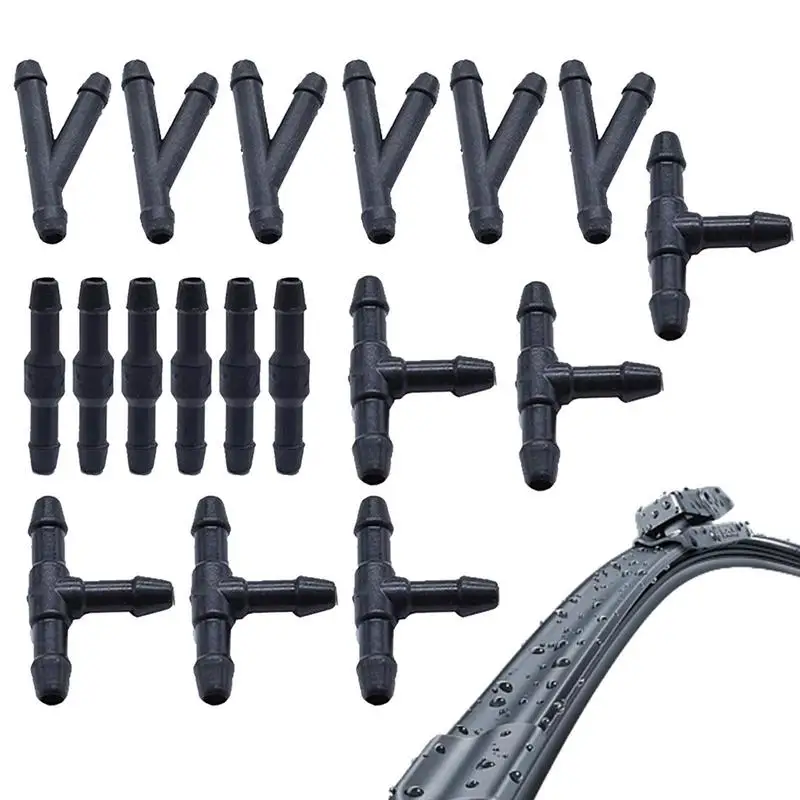 

Разъем омывателя сопла Замена 18 шт. универсальный разъем сопла взаимозаменяемый разъем лобового стекла