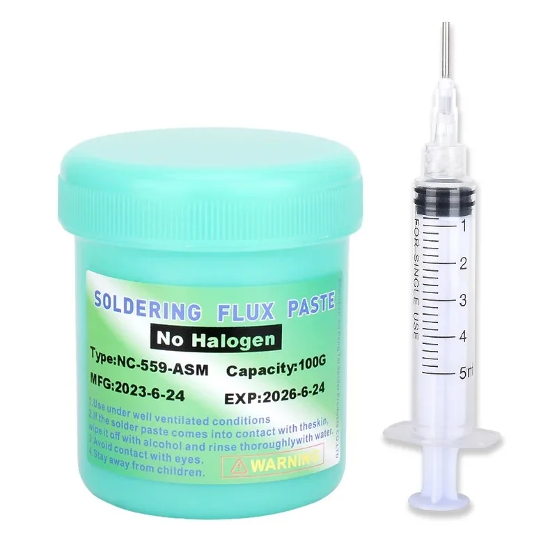 Paste 100% Original NC-559-100g ASM For 100g No-clean Flux Tip Refresher Soldering Pcb Repair Welding_voghion.com