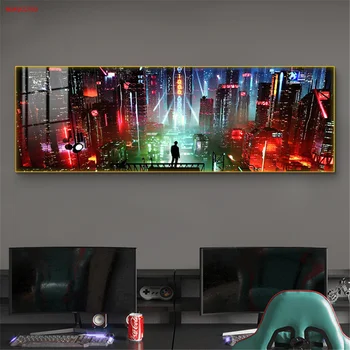 Cyberpunk LED Wall Art Lamp 1