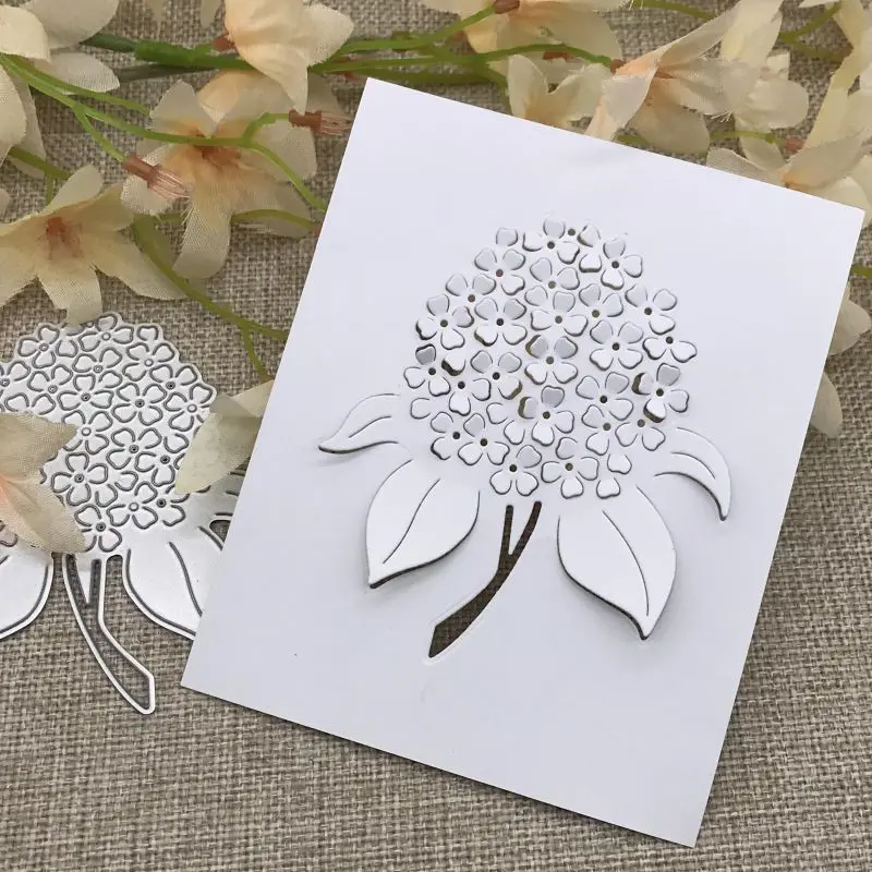 꽃 배경 프레임 금속 절단 다이 스텐실, DIY 스크랩북 장식 엠보싱 공예 다이 커팅 템플릿