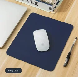 Compact Non - Slip Waterproof Gaming Mouse Pad - Durable & Easy - To - Clean Surface - 19x23cm (Navy blue)