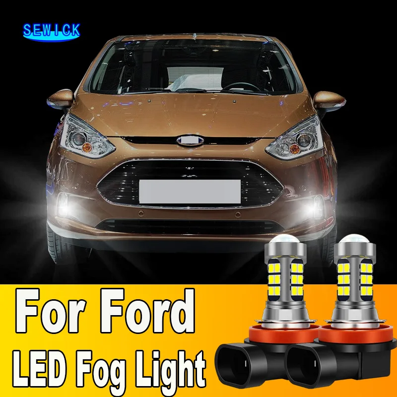 Лампа для Ford B-Max Ka + 3 C-Max Fiesta 5 6 7 Kuga Focus 1 2 3 4 Mondeo 2001-2021, 2 шт. Лампа для Ford B-Max Ka + 3 C-Max Fiesta 5 6 7 Kuga Focus 1 2 3 4 Mondeo 2001-2021, 2 шт.