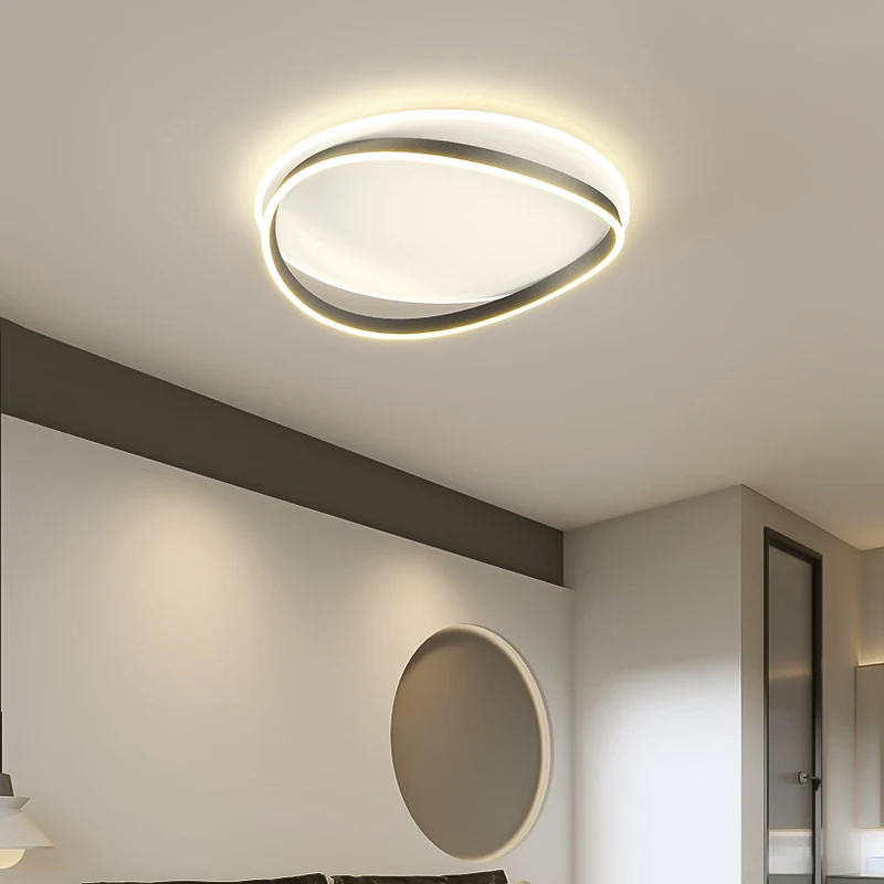 

Surface mounted Modern LED Ceiling Lights For Living room Bedroom Study Decor Black&White Ceiling Lamp lampara techo Fixtures