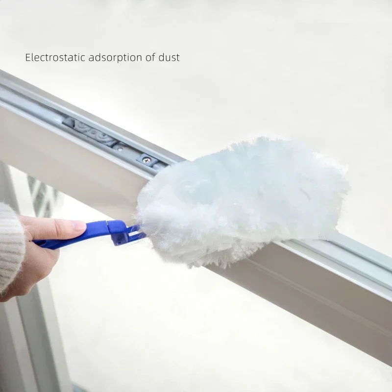 Dust Collector Extended Pole Dust Collector Telescopic Dust Remover Extended Pole Dust Collector For Household Disposable Fiber Cloth Tabletop Electrostatic Precipitator For High Altitude Cleaning