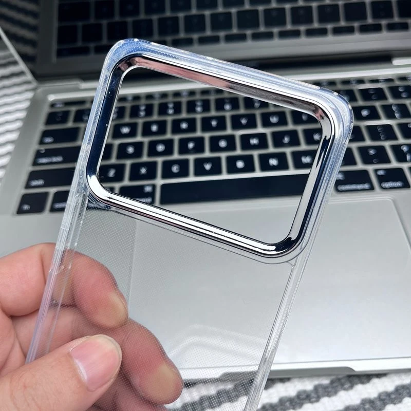Magnetic Shockproof Transparent Phone Case with MagSafe Compatibility