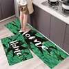 Kitchen Rug Tropic Plant Flowers Long Strip Living Room Carpet Anti-slip Hallway Bedroom Floor Mat Home Decoration 3