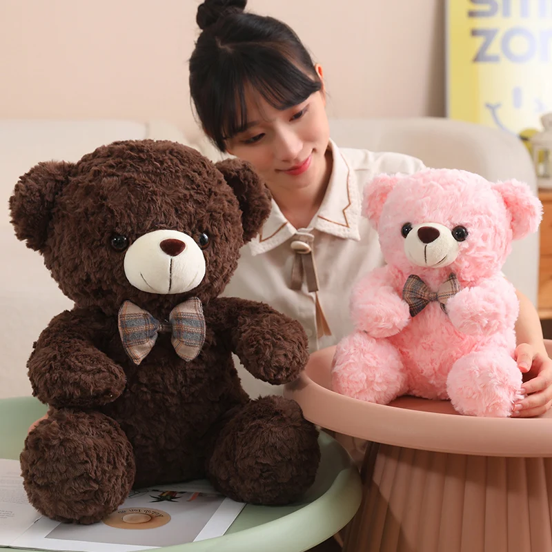 35cm 50cm 60cm Teddy Bear Throw Pillows Soft And Comfortable Stuffed Animals Kawaii Home Decoration Holiday Gift Send Family 3