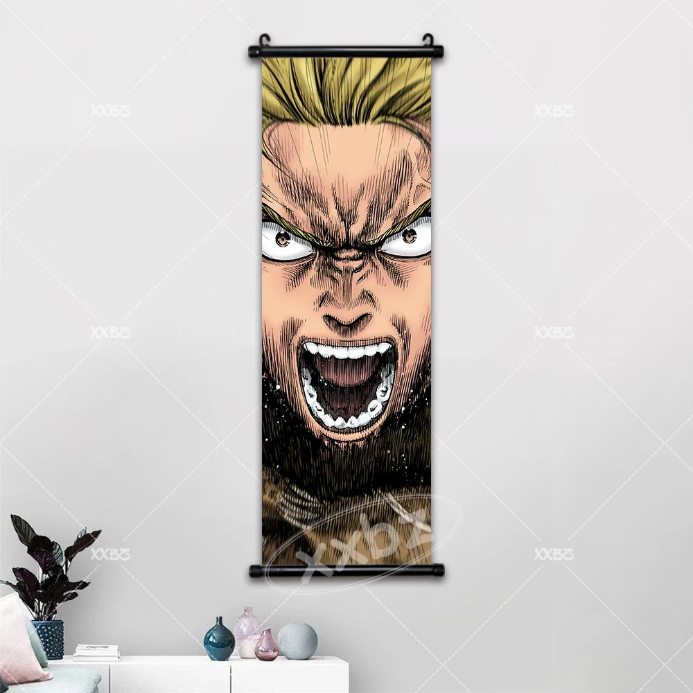 Vinland Saga Anime Wall Art: Thorfinn & Askeladd Decor Canvas Poster