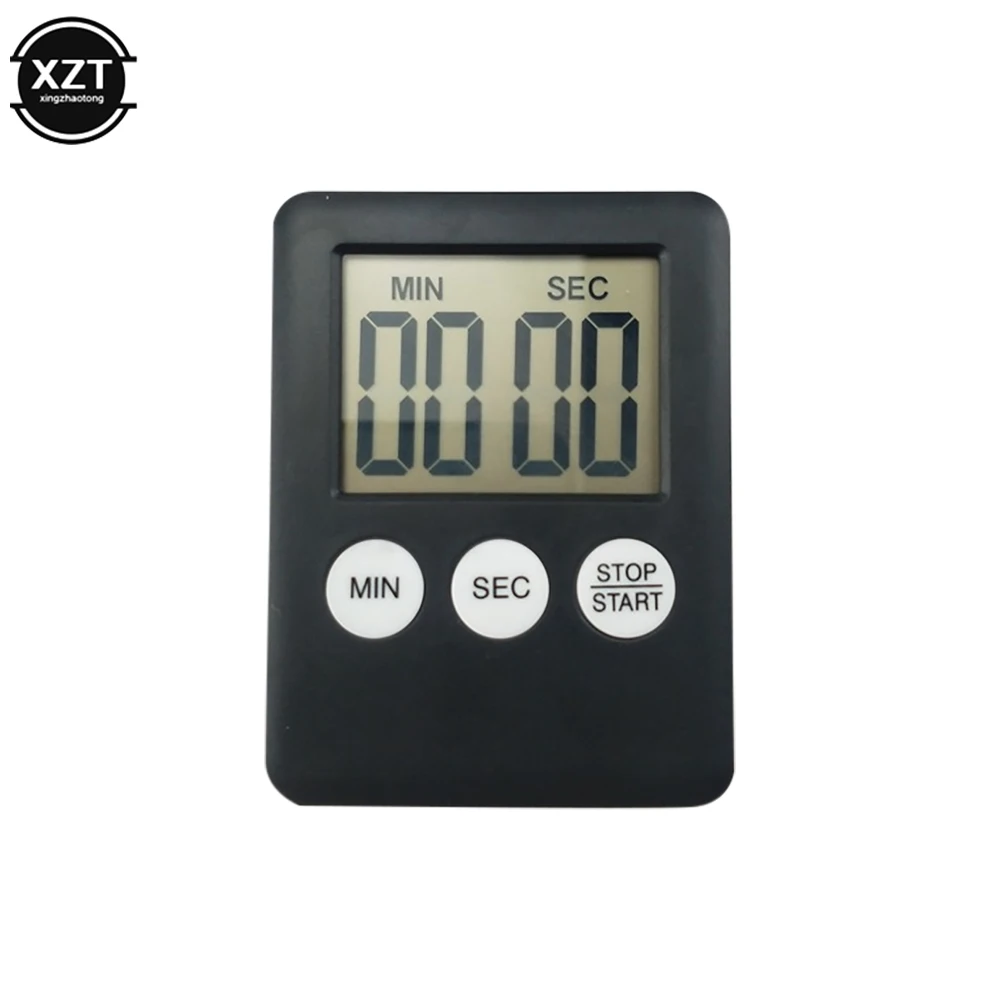 1Pc Timer Super Thin Cooking Baking LCD Digital Screen Square Cooking Count Up Countdown Kitchen Timer Alarm Clock Kitchen Tool 3