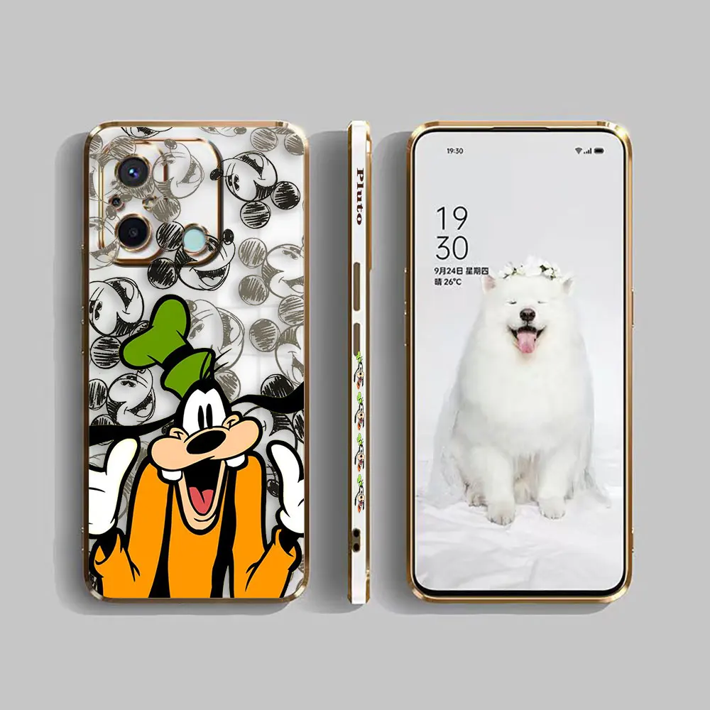 Anime Cartoon Pluto Goofy Cover Smooth E-TPU Phone Case